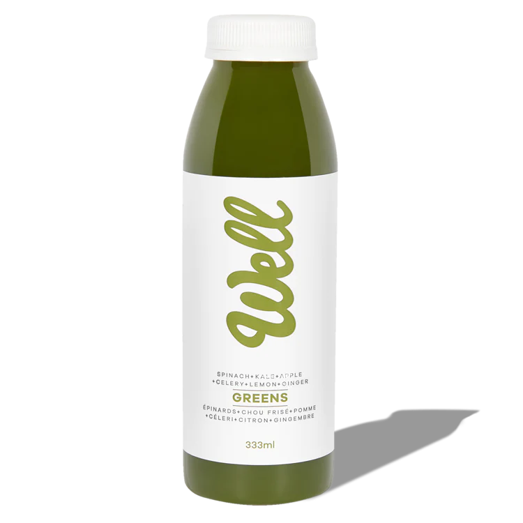 Greens Juice by Well, 333 ml