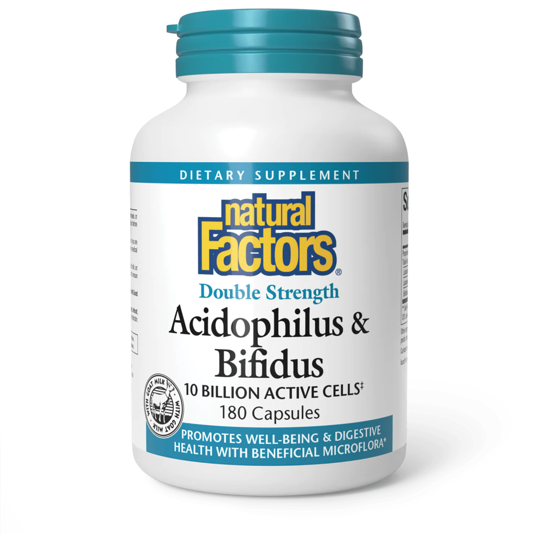 Acidophilus & Bifidus Double Strength by Natural Factors, 90 capsules