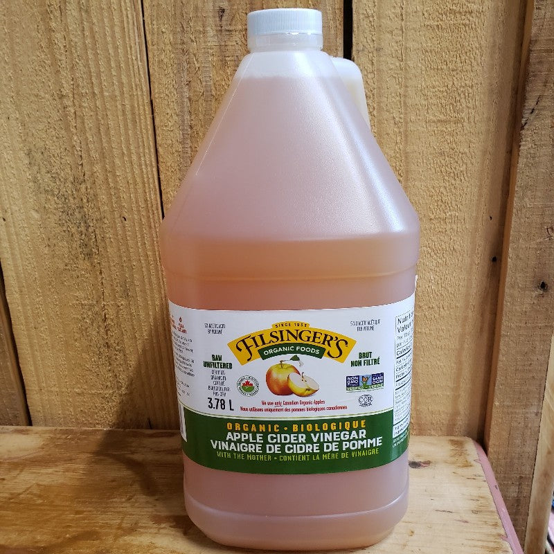 Organic Raw Apple Cider Vinegar by Filsinger's 3.78 L