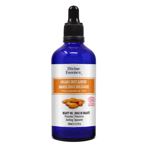 Organic Sweet Almond Oil by Divine Essence, 100ml