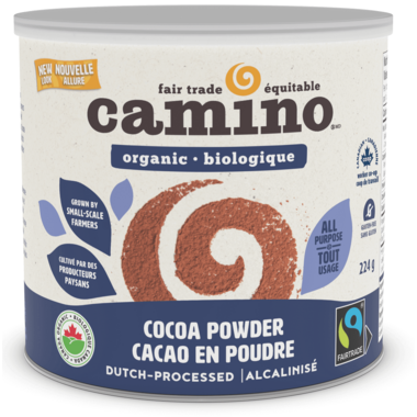 Poudre de cacao naturel biologique 100 % cacao par Camino, 224 g