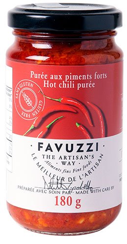 Hot Chili Purée by Favuzzi, 180g