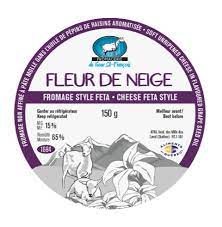 Fleur de Neige Cheese Feta Style Goat Milk by Fromagerie St Francois, 150 g