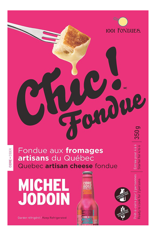 Quebec Artisan Cheese Fondue with cider Michel Jodoin by Chic Fondue 350 g