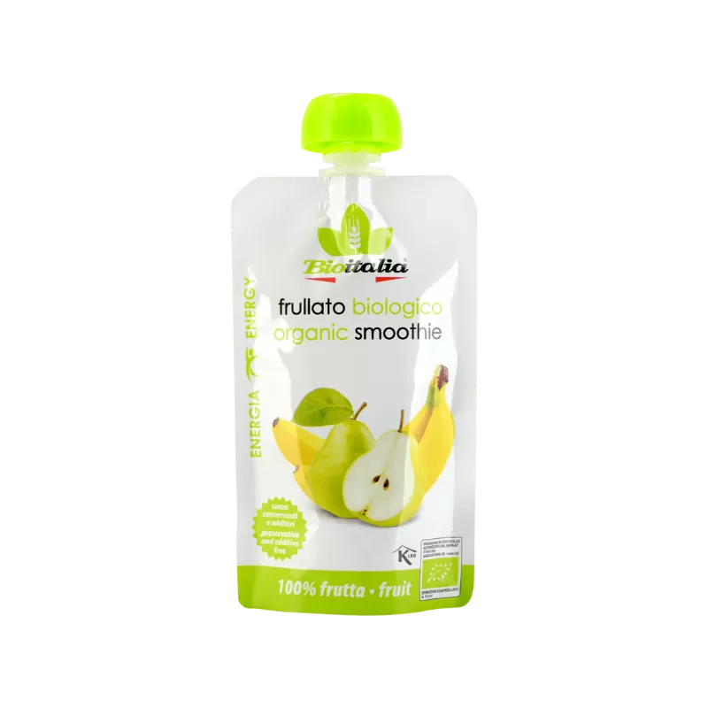 Organic Pear and Banana by BioItalia, 120g