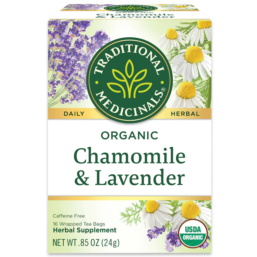 Organic Chamomile and Lavender Tea by Traditional Medicinals, 24g