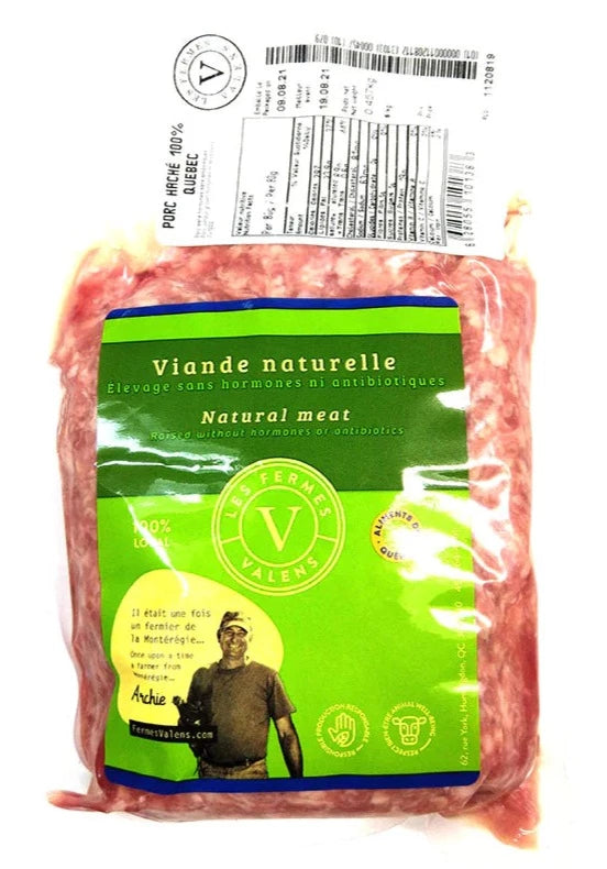 Les Fermes Valens Porc Hache naturel