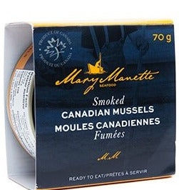 Smoked Canadian Mussels by Mary Manette, 90g