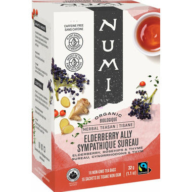 Organic Elderberry Ally by Numi, 16 bags
