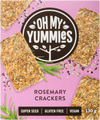 Organic Rosemary Crackers by Oh My Yummies , 130g
