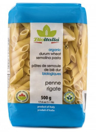 Organic Penne Rigate by Bioitalia,  500 g