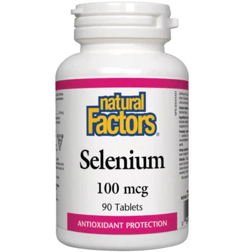 Selenium 100 mcg by Natural Factors, 90 Tablets