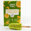Lemon Mint Popsicles by Happy Pops, 4 x 66 ml