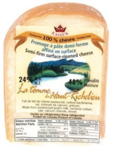 Fromage de chèvre à pâte demi-ferme La Tomme du Haut- Richelieu par Kaiser