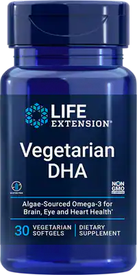 DHA végétarien par Life Extension, 30 capsules