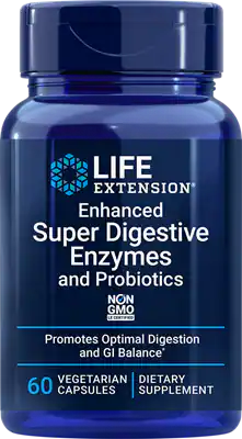 Enhanced Super Digestive Enzymes and Probiotics by Life Extension, 60 capsules