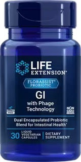 Life extension GI avec phage technologie florassist 30 gélules liquide