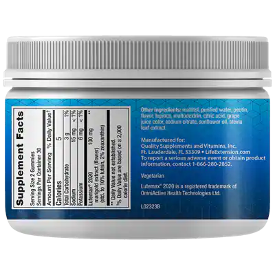 Digital Eye Support Berry Flavor Gummies par Life Extension, 60 gommes