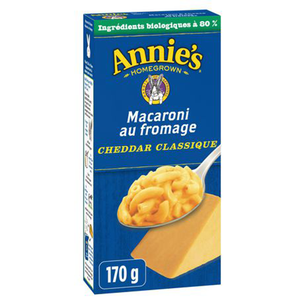 Macaroni au fromage classique par Annie's Homegrown 170g