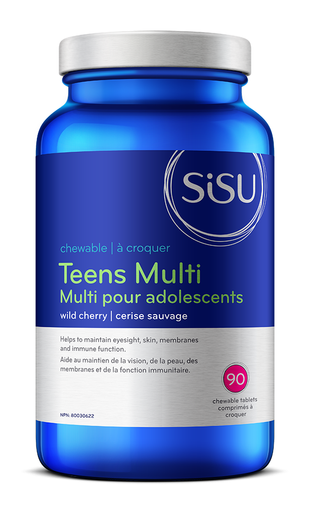 Teens Multi Chewable de Sisu, 90 comprimés