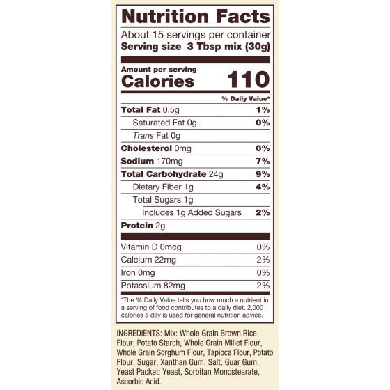 Mélange de croûte de pizza bio sans gluten par Bob&#39;s Red Mill 454g