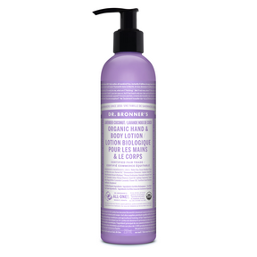 Organic Lavender Coconut hand and body Lotion by Dr. Bronner's