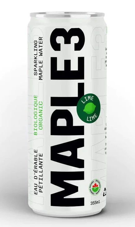 Sparkling Lime Maple Water by Maple3, 355ml