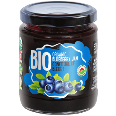 Organic Blueberry Jam by Rudolfs Organic, 270g