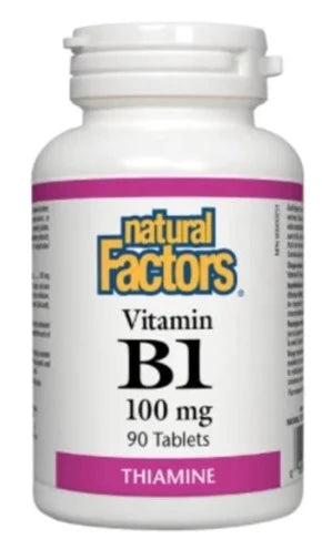 Vitamine B1 by Natural Factors, 90 caps