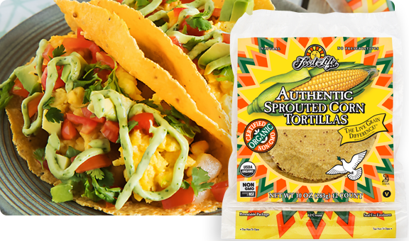 Authentic Sprouted Corn Tortillas by Food for Life, 283g