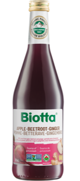 Jus pomme-betterave-gingembre par Biotta, 500 ml