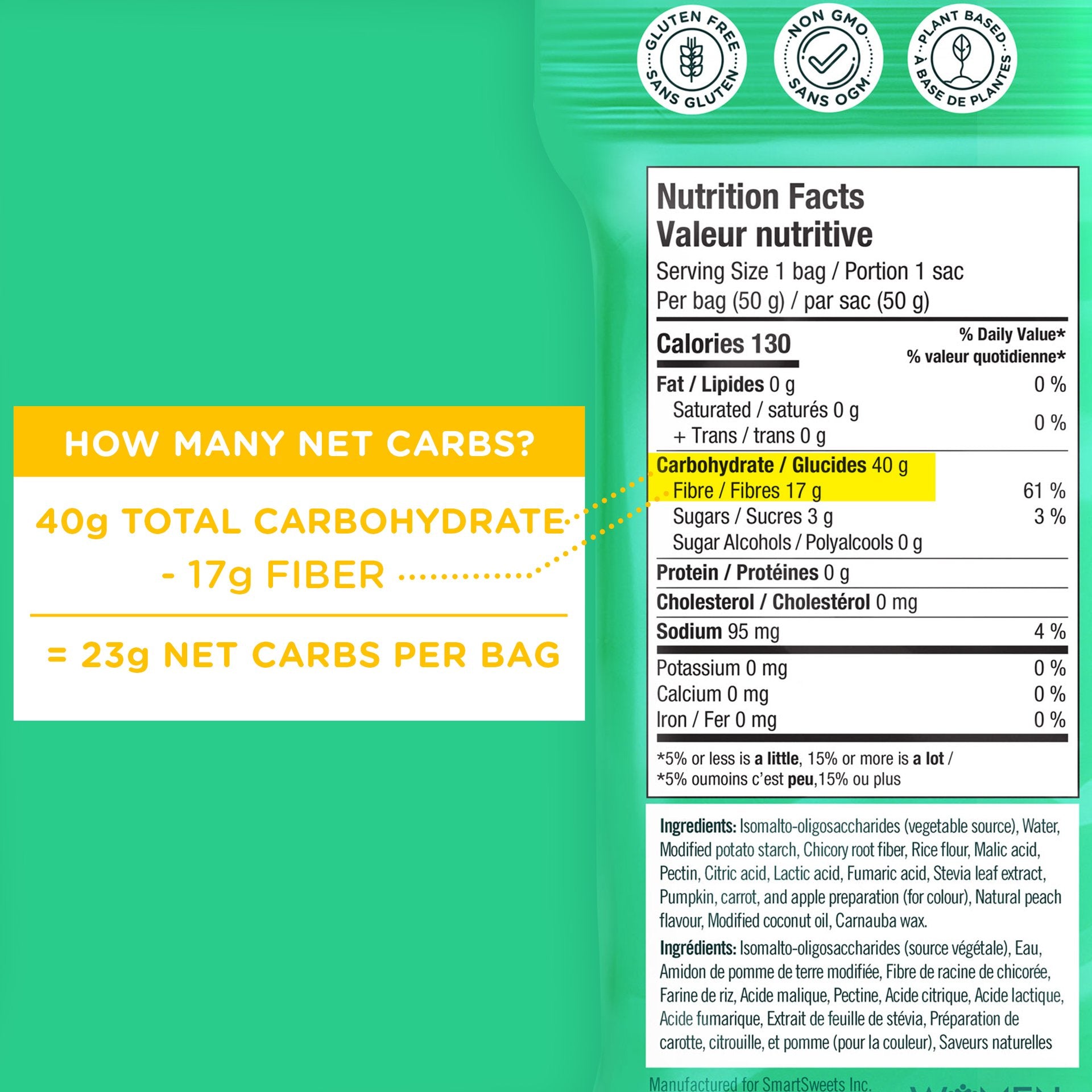 Anneaux de pêche par Smart Sweets 50g