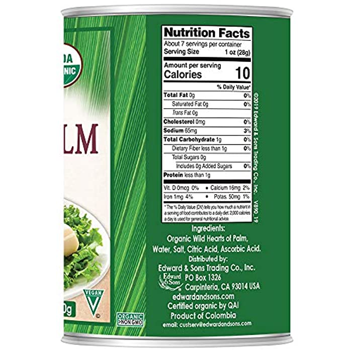 Organic Hearts of Palm by Native Forest 400ml