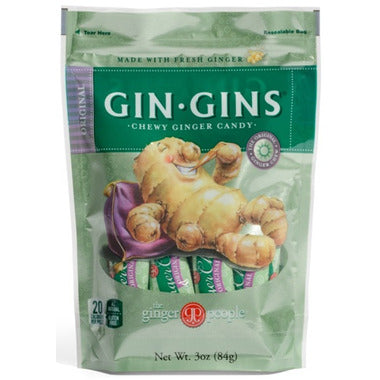 Bonbons originaux au gingembre à mâcher par The Ginger People, 84 g
