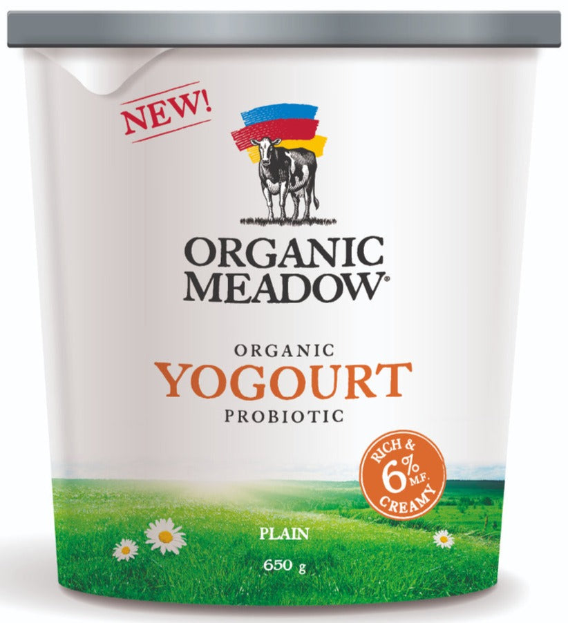 Plain Yogurt 6% by Organic Meadow 650g
