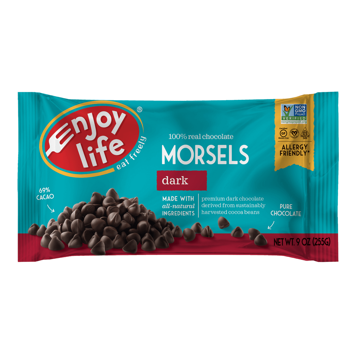 Morceaux de Chocolat Noir par Enjoy Life 255g 