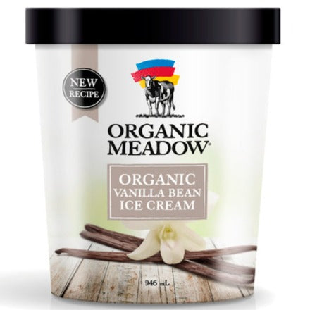 Crème glacée à la vanille par Organic Meadow 946ml 