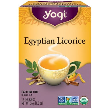 Thé bio à la réglisse égyptienne de Yogi