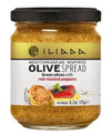 Green Olive Spread with Red Roasted Peppers by Iliada, 175gr
