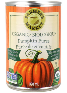 Organic Pumpkin Puree by Farmer's Market, 398ml