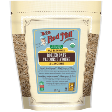 Organic Old Fashioned Rolled Oats Gluten Free by Bob's Red Milll 907g