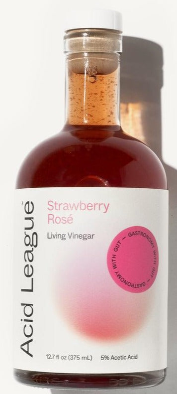 Strawberry Rosé Living Vinegar by Acid League