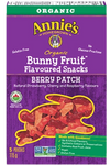 Snacks aromatisés aux fruits bio Berry Patch Bunny, Annie&#39;s Homegrown 115g