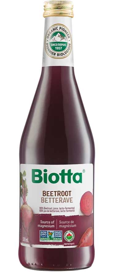 Jus de betterave biologique par Biotta, 500 mL