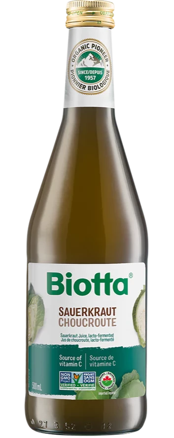 Organic Sauerkraut Juice by Biotta, 500 mL