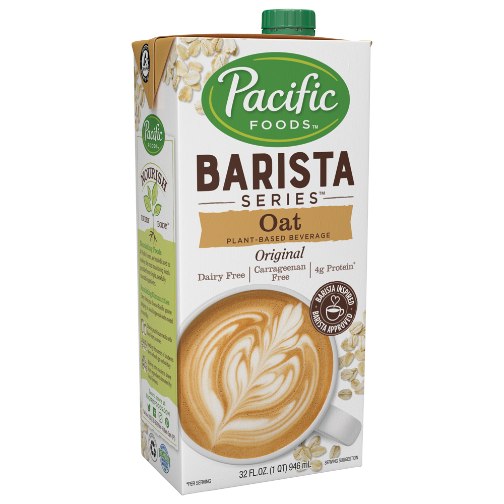 Lait d'avoine série Barista par Pacific Foods, 946 ml