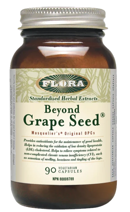Beyond Grape Seed by Flora, 90 Vegetarian Capsules