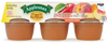 Coupes de sauce pomme et pêche bio non sucrées par Applesnax 6 tasses de 113g