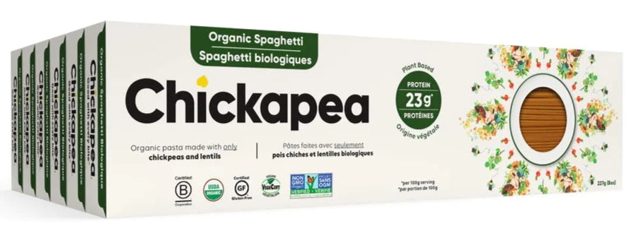 Spaghetti aux pois chiches bio par Chickapea, 227g