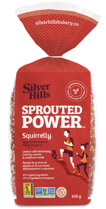 Pain de grains entiers germés d'écureuil par Silver Hills Bakery 600 g